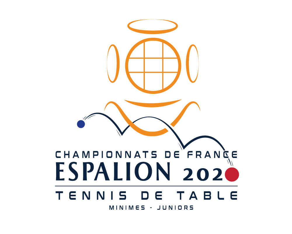 Logo Championnats de France Tennis de Table Espalion