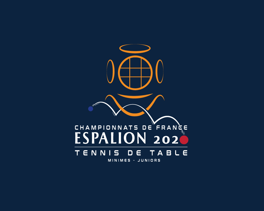 Logo Championnats de France Tennis de Table Espalion