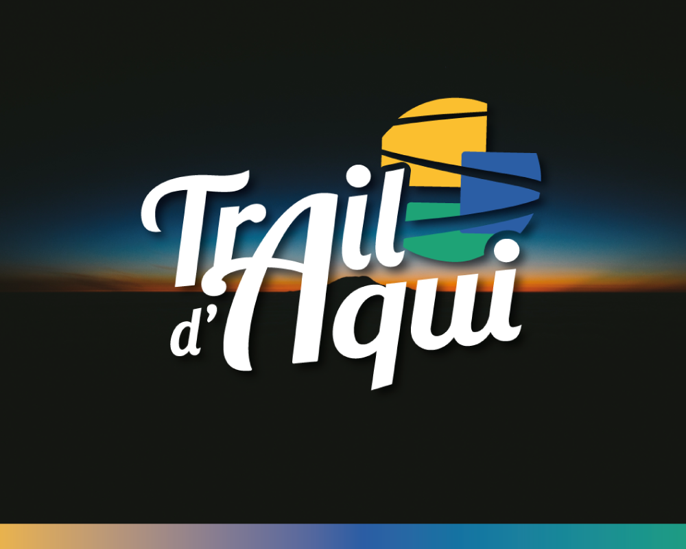 Logo Trail d'Aqui coucher de soleil